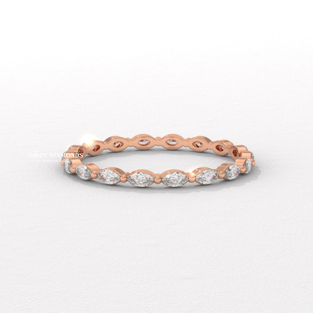 Marquise Lab Grown Diamond Band In Full Eternity