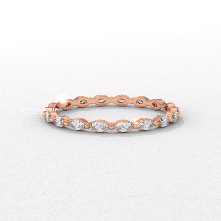 Marquise Lab Grown Diamond Band In Full Eternity