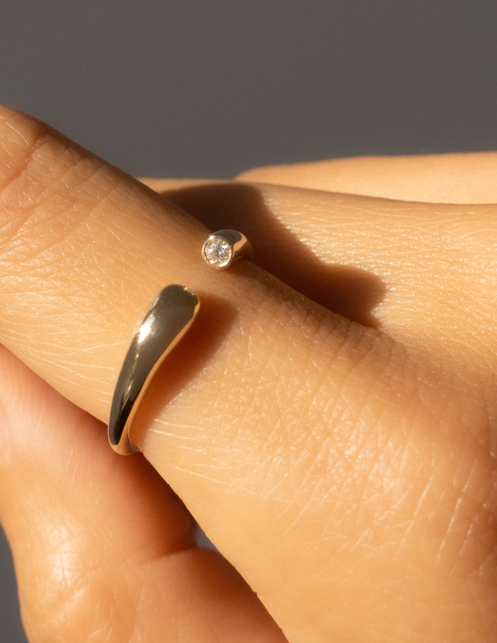 2.0mm Round Diamond CVD EF/VVS Open Band for Women