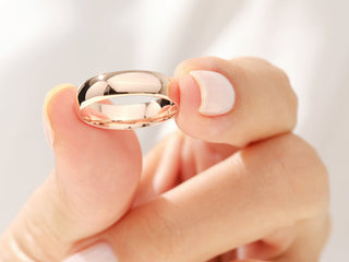 5.0mm Classic Dome Shine Wedding Band