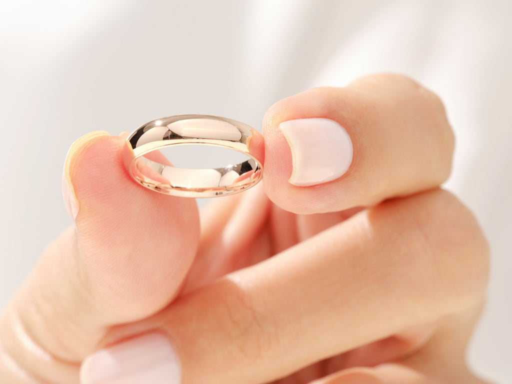 4.0mm Classic Dome Shine Wedding Band