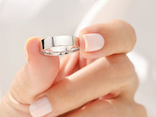 5.0mm Shine Classic Flat Wedding Band