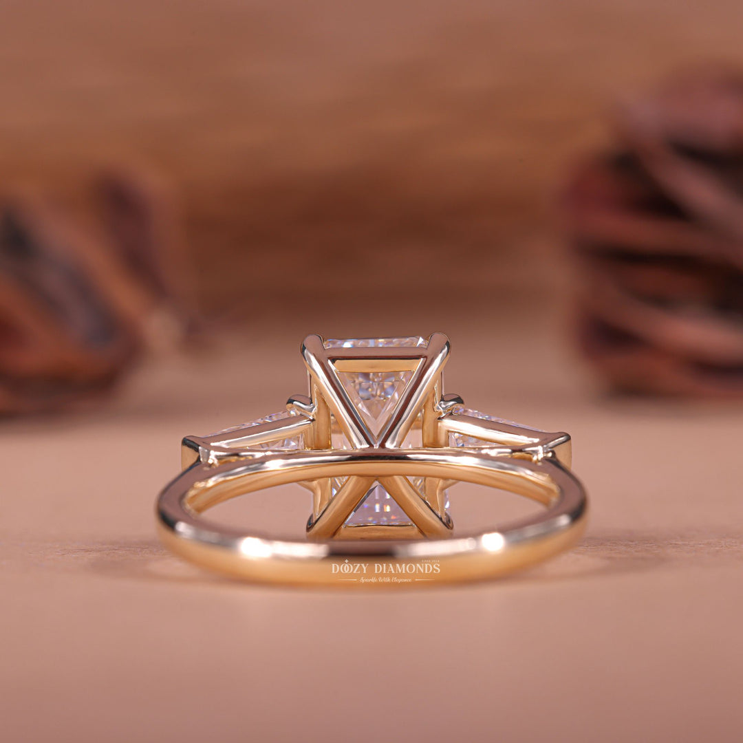 Exclusive three-stone diamond rings, GIA certified three-stone rings, Three-stone engagement rings under $2000, Buy three-stone ring with matching band,
