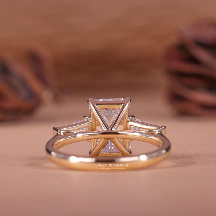 Exclusive three-stone diamond rings, GIA certified three-stone rings, Three-stone engagement rings under $2000, Buy three-stone ring with matching band,