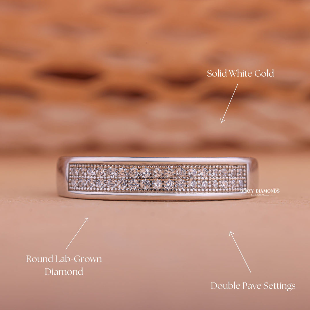 Full-eternity diamond wedding band, Unique diamond wedding band, Custom diamond wedding band, Affordable diamond wedding band, Luxury diamond wedding band, White gold diamond wedding band, Yellow gold diamond wedding band, Rose gold diamond wedding band, Two-tone diamond wedding band, 