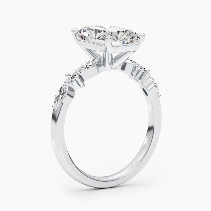 radiant cut diamond ring