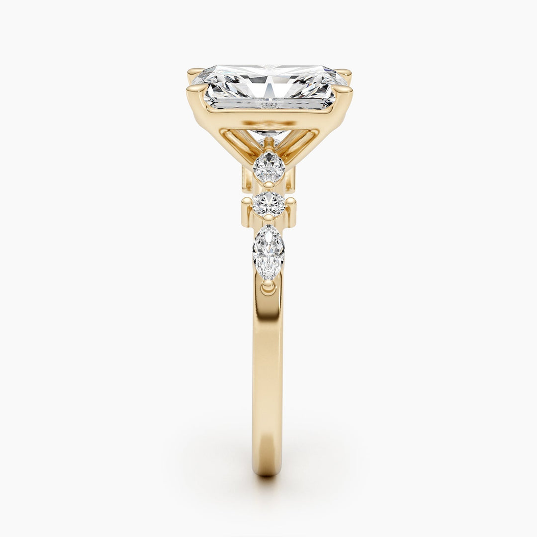 radiant brilliant cut diamond