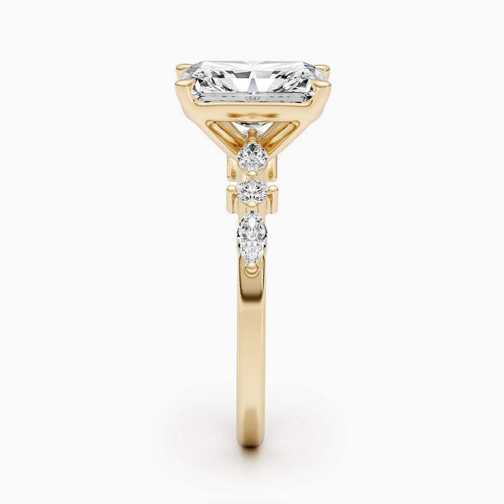 radiant brilliant cut diamond
