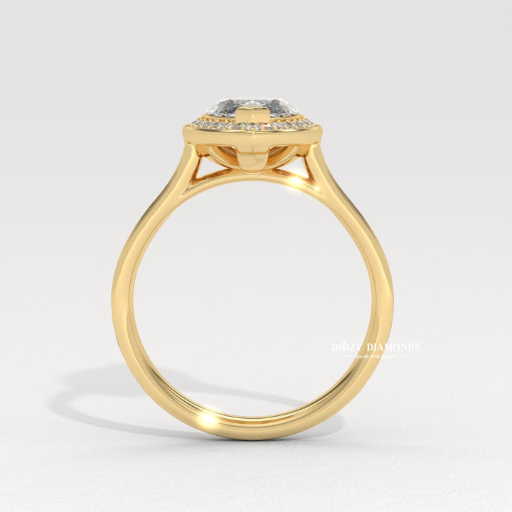 Lab grown diamond ring
Lab created diamond ring
Channel set engagement ring
Halo engagement ring
Marquise cut halo ring