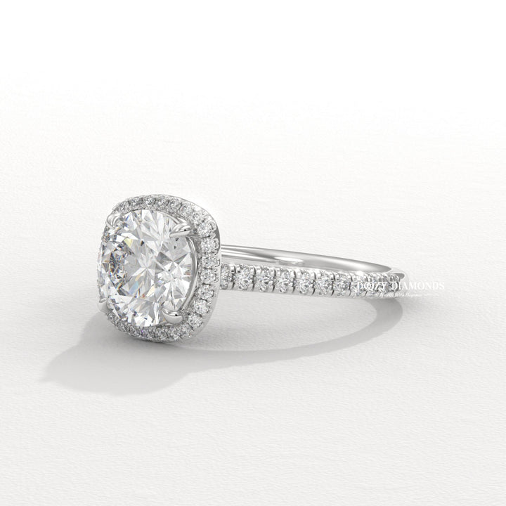 Halo engagement ring
Lab created diamond ring
Round cut engagement ring
Diamond halo engagement ring