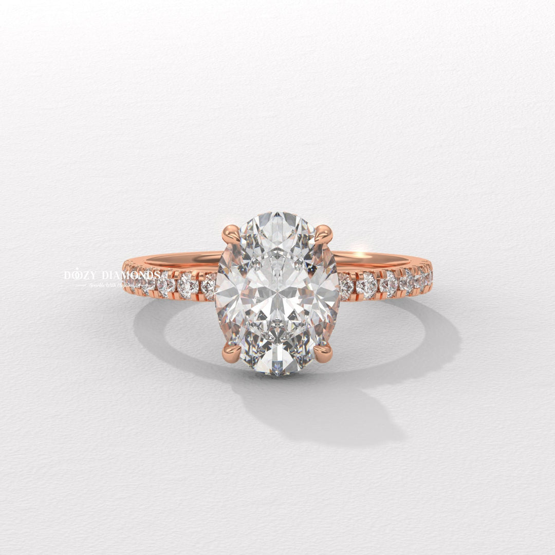 Engagement Ring
Radiant Engagement Ring
Certified Lab Diamond
Hidden Halo Ring