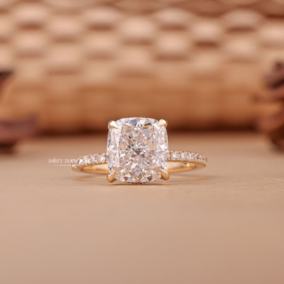 Best hidden halo diamond rings, Classic hidden halo engagement rings, Affordable hidden halo rings, Hidden halo vs traditional halo rings, Hidden halo diamond ring in white gold
