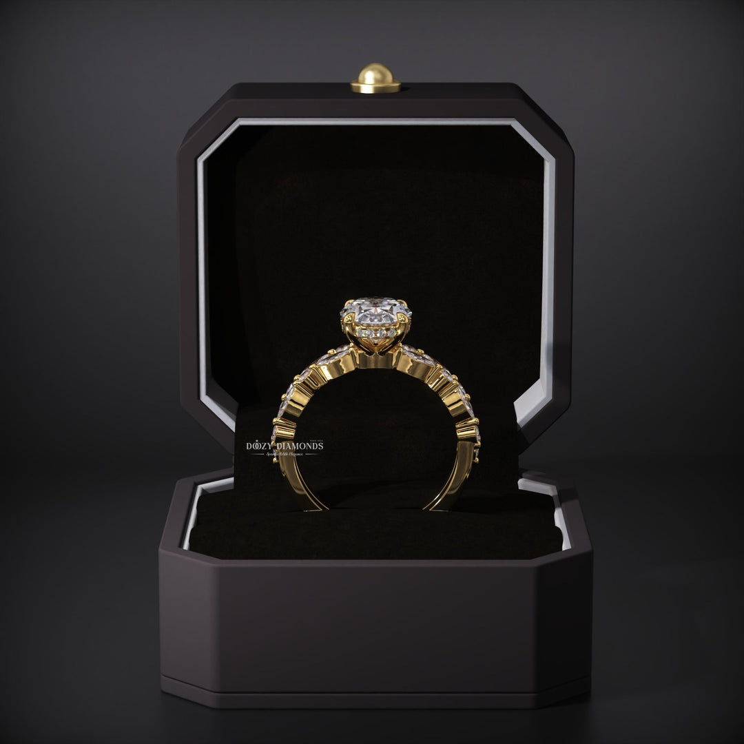 IGI Certified Lab Diamond
Oval Cut Engagement Ring
Dainty Pavé Diamond Ring
Stackable Engagement Ring