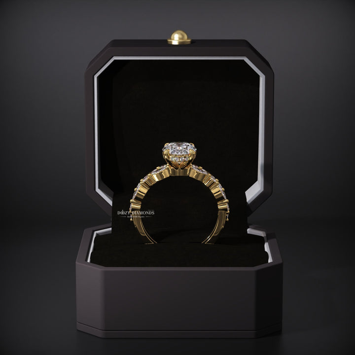 IGI Certified Lab Diamond
Oval Cut Engagement Ring
Dainty Pavé Diamond Ring
Stackable Engagement Ring