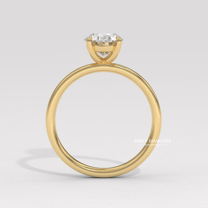 Certified Oval Cut Engagement Ring
IGI Graded Oval Diamond Solitaire
Authentic IGI Certified Diamond Ring