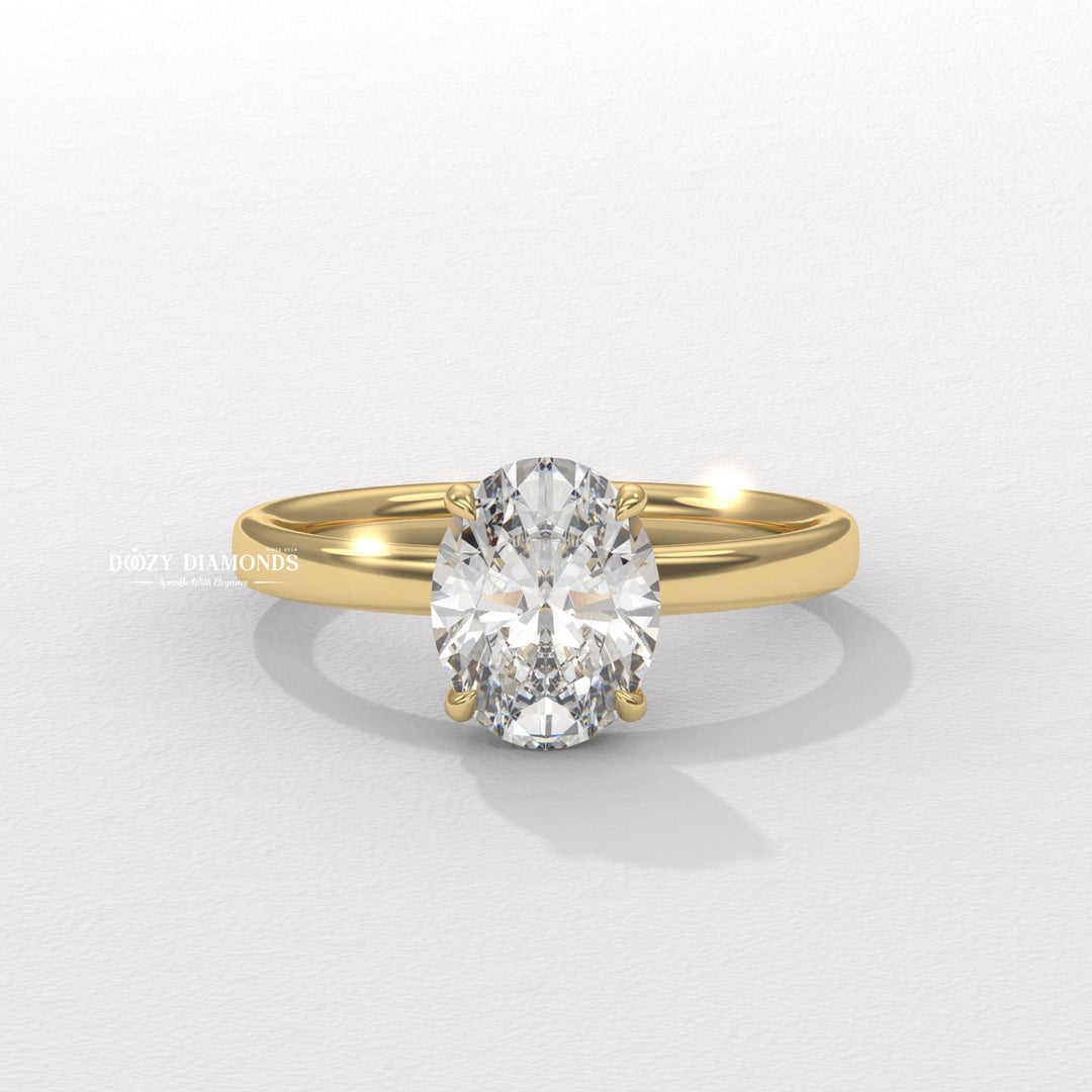 IGI Certified Oval Diamond Ring
Oval Shape IGI Certified Solitaire
IGI Certified Lab Grown Oval Ring