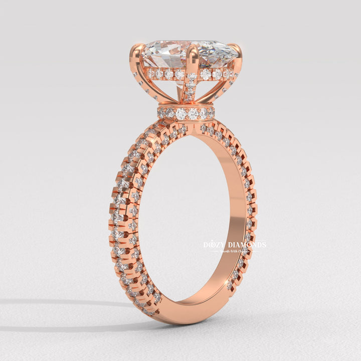 IGI certified lab diamond ring
Certified oval cut diamond
Ethical lab grown diamond
Sustainable engagement ring