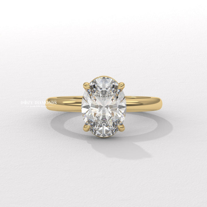 oval solitaire engagement ring, certified lab diamond ring, oval shape diamond ring, oval lab grown diamond, oval lab diamond ring,