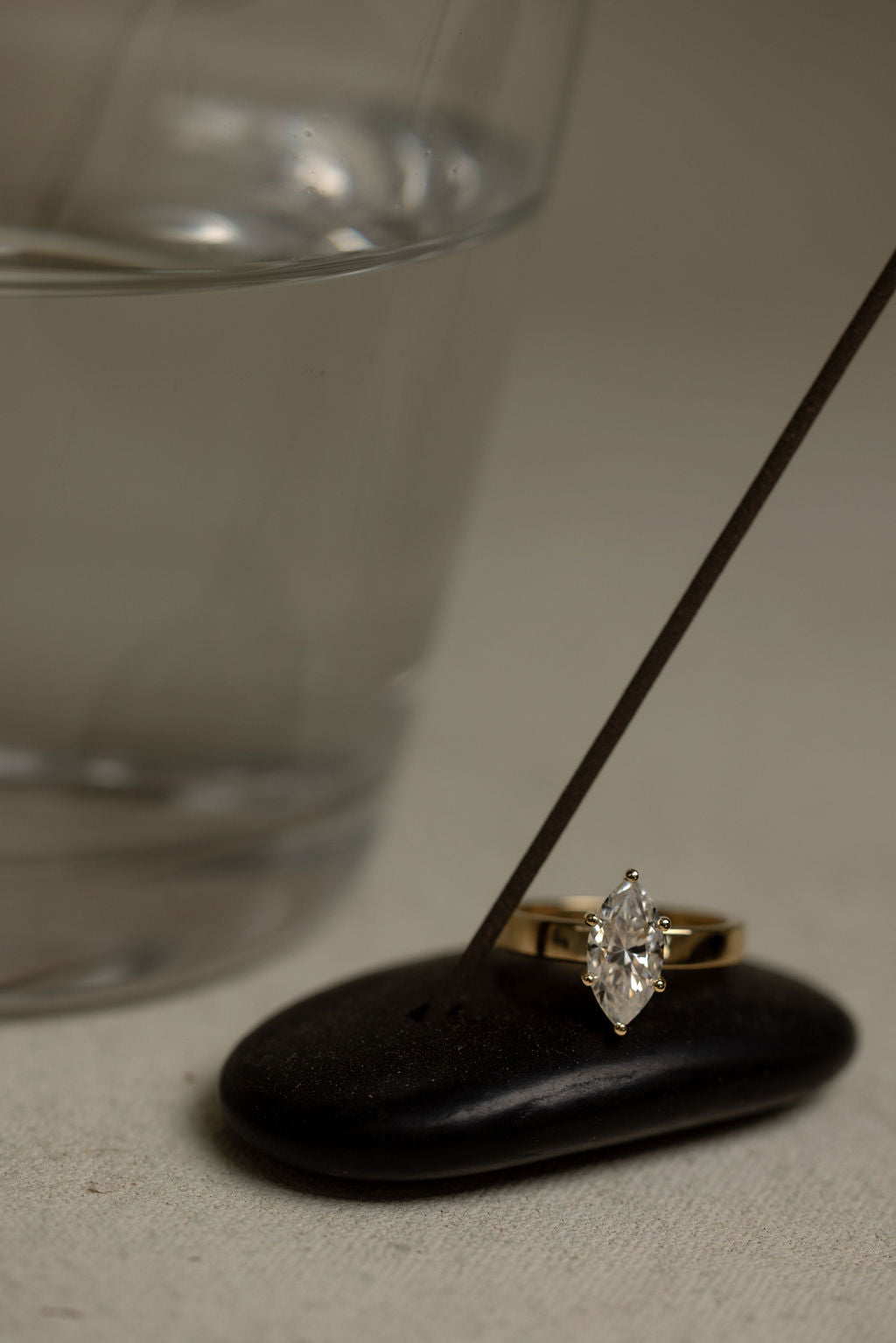 1.50CT Marquise F-VS Lab Grown Diamond Thick Band Wedding Ring Set