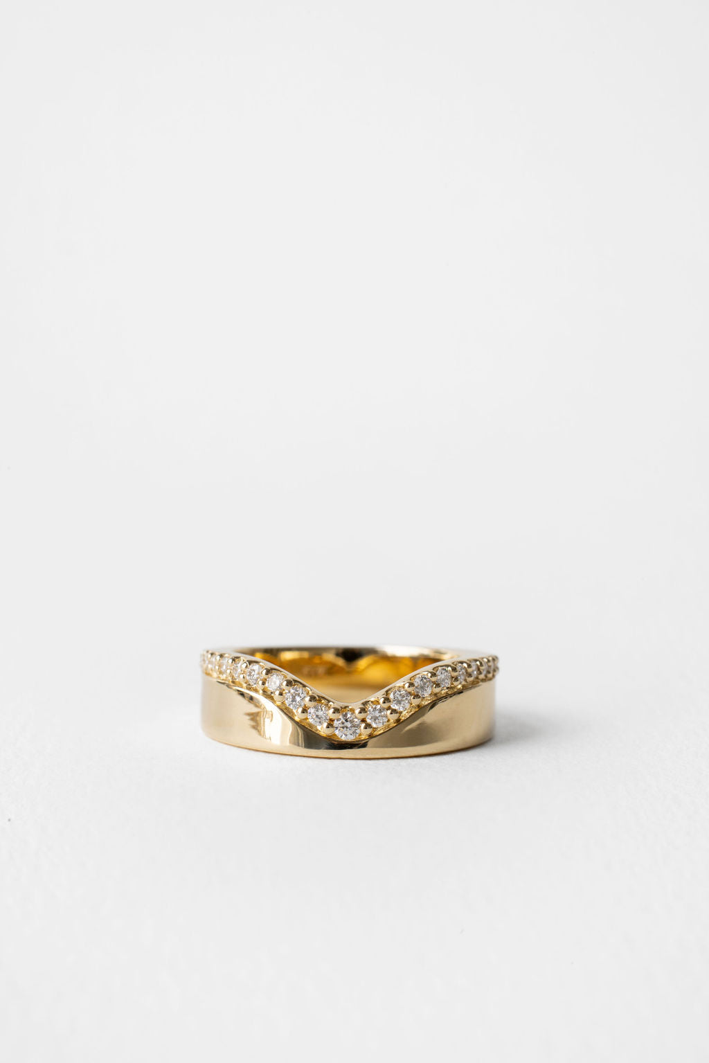 2.0ct Rose Cut Cushion F-VS Lab Grown Wave Diamond Wedding Ring Set