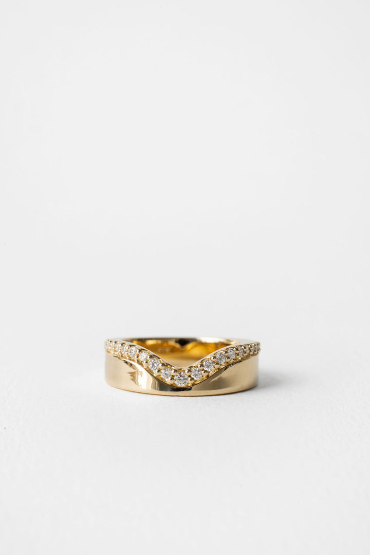 2.0ct Rose Cut Cushion F-VS Lab Grown Wave Diamond Wedding Ring Set