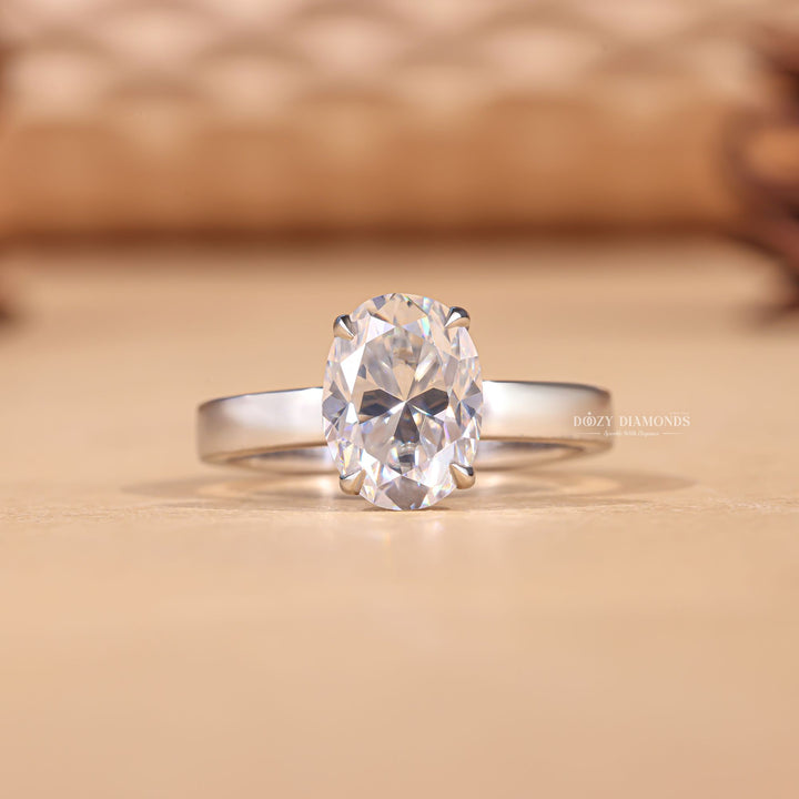 Premium lab-grown diamond ring collection, Best lab-grown ring to buy online, Stunning lab-grown diamond ring with side stones, Minimalist lab-grown diamond ring for gifting.
