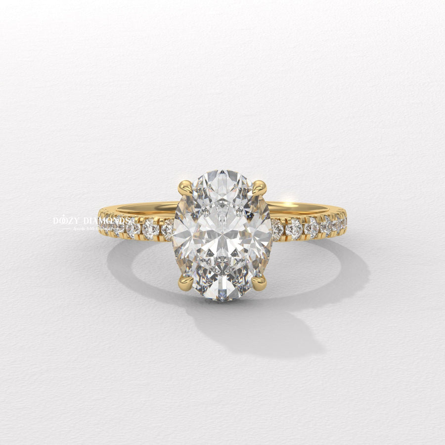 IGI Certified
Lab Grown Diamond
Oval Cut
Hidden Halo