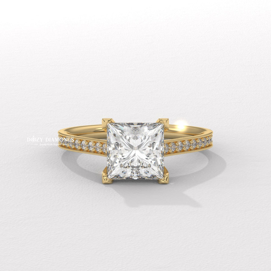 Princess Cut Lab Diamond Ring
Lab Grown Princess Cut Engagement Ring
Princess Cut Solitaire Diamond Ring