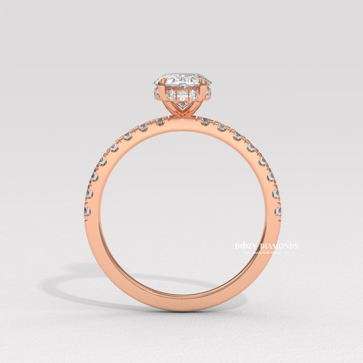 Lab diamond proposal ideas
Buy hidden halo ring online
Minimalist oval engagement ring
Timeless oval hidden halo ring
Statement oval diamond ring