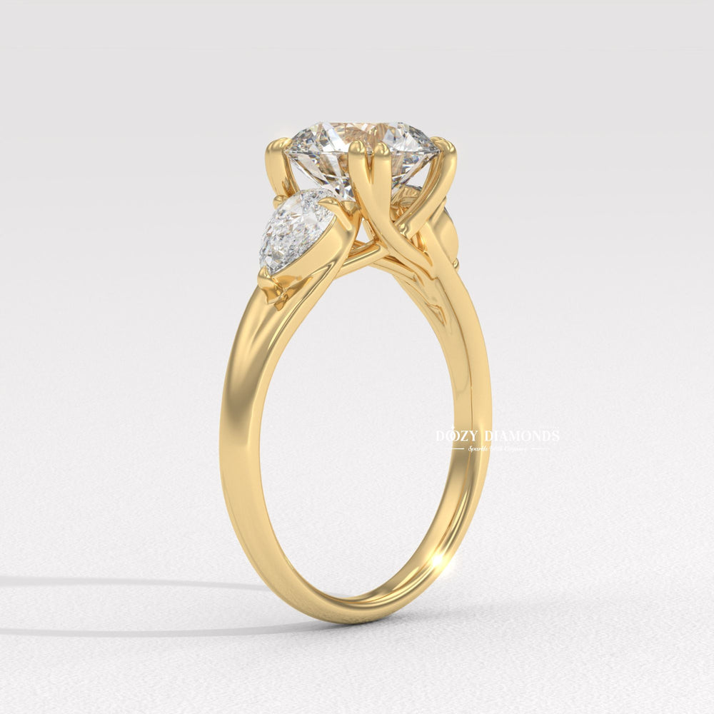 Three stone diamond engagement ring
Women's lab diamond ring
Lab grown diamond engagement ring