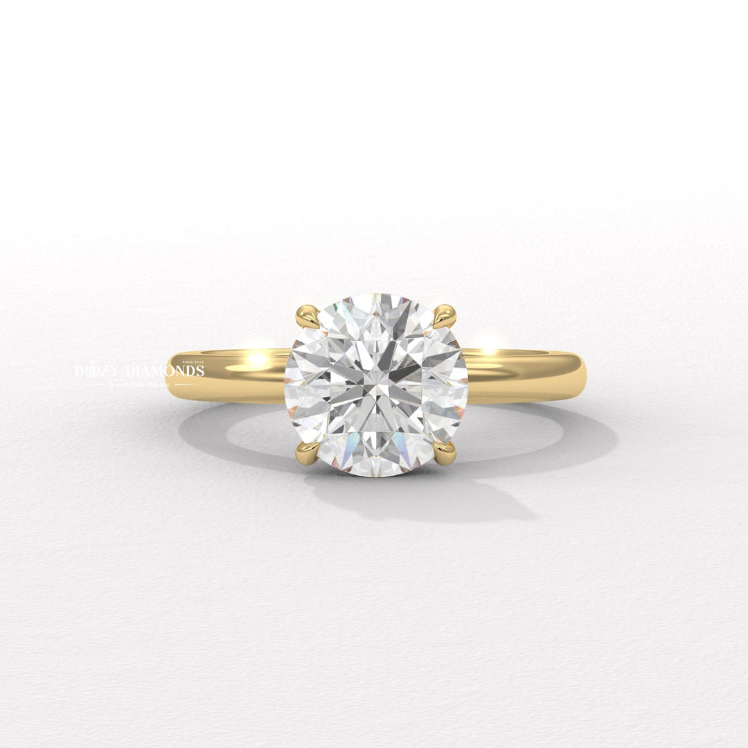Hidden halo engagement ring
Round brilliant cut diamond ring
Lab grown diamond ring
Hidden halo diamond ring