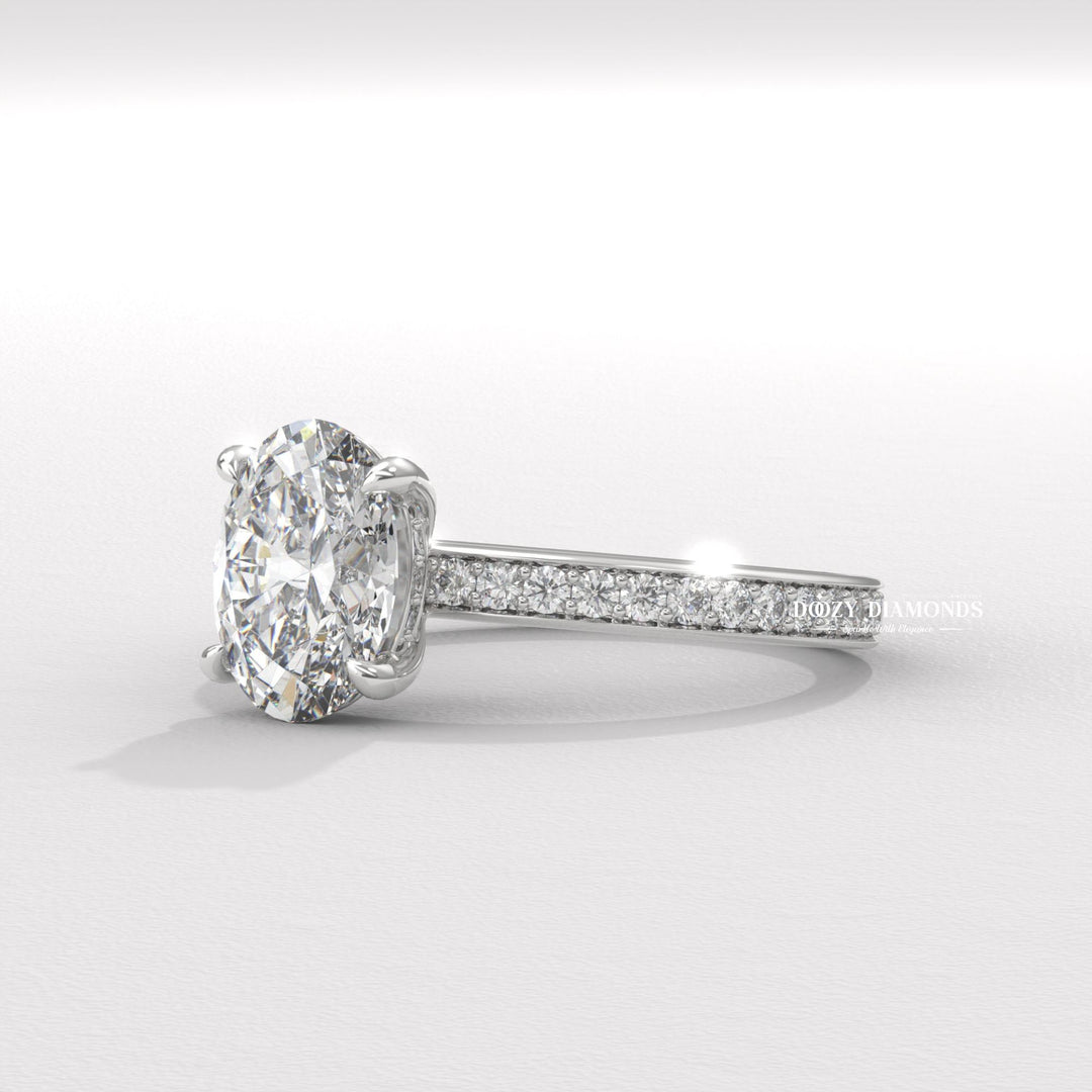 Lab grown oval diamond
Ethical oval engagement ring
Sustainable lab created diamond
IGI certified oval diamond ring
