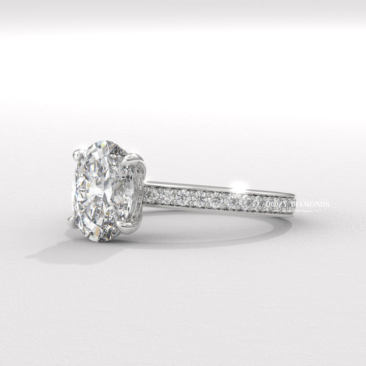Lab grown oval diamond
Ethical oval engagement ring
Sustainable lab created diamond
IGI certified oval diamond ring