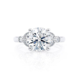 round-shaped-moissanite-cluster-style-engagement-ring-3