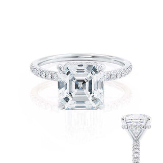 asscher-shaped-hidden-halo-moissanite-engagement-ring