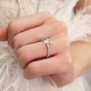 marquise-shaped-moissanite-solitaire-engagement-ring