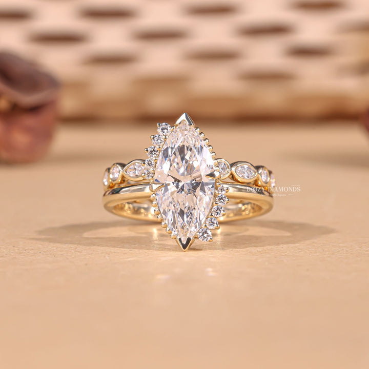 Marquise cut bridal ring set, Marquise cut wedding ring set, Marquise cut engagement and wedding ring set, Marquise cut bridal set, Marquise cut wedding set, Marquise cut bridal jewelry set, 