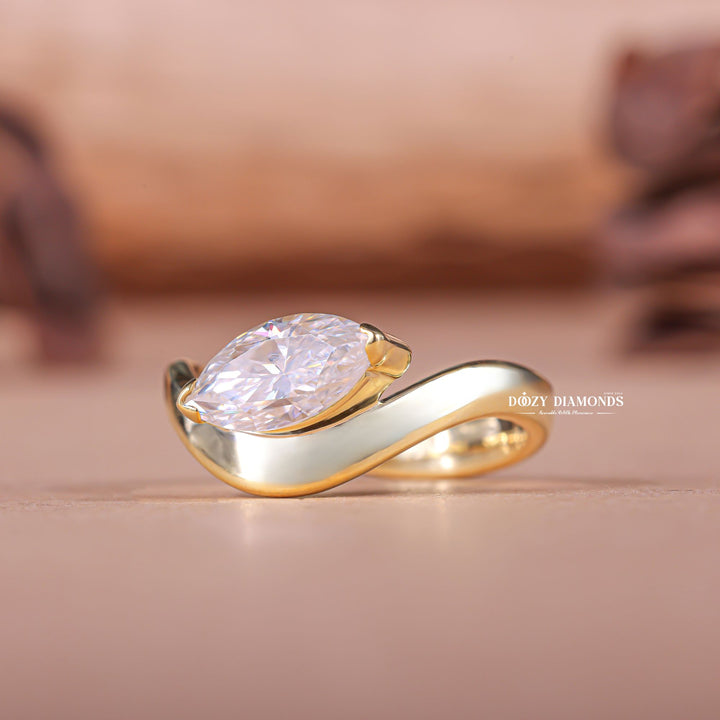 Marquise exclusive engagement ring, Marquise engraved engagement ring, Marquise halo diamond engagement ring, Marquise solitaire diamond engagement ring