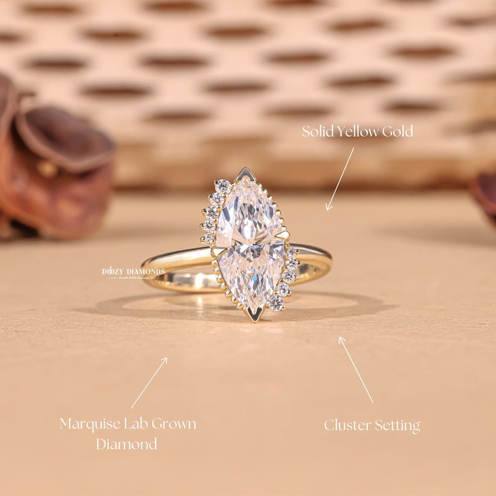 Marquise fashionable engagement ring, Marquise versatile engagement ring, Marquise ethical engagement ring, Marquise sustainable engagement ring, Marquise conflict-free engagement ring