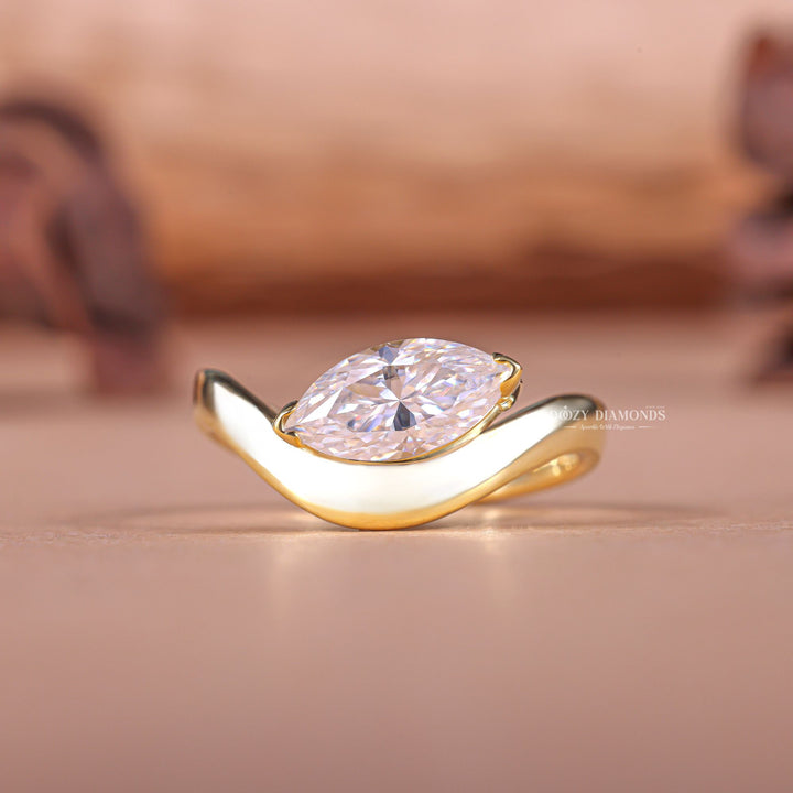 Marquise halo engagement ring, Marquise pave engagement ring, Marquise vintage engagement ring, Marquise classic engagement ring, 