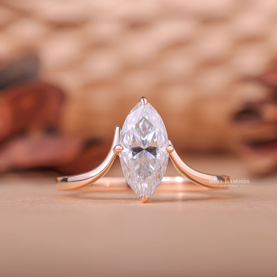 Marquise conflict-free engagement ring, Marquise lab-grown engagement ring, Marquise natural engagement ring, Marquise certified engagement ring, 