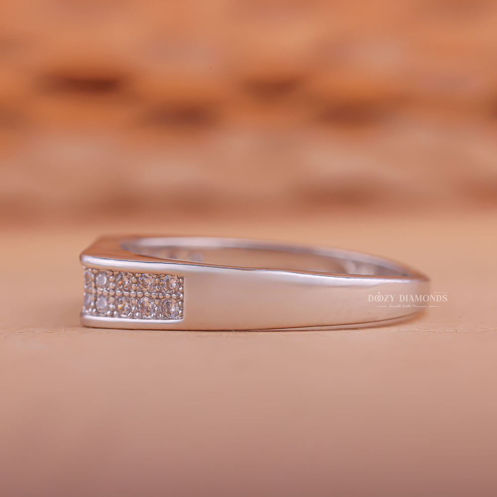 Men's diamond baguette ring, Lab-grown diamond men's ring, Men's diamond signet pinky ring, Men's diamond wedding band custom, Men's diamond ring titanium, Men's diamond three-stone ring,