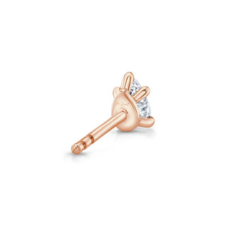 Pear F-VS1 Lab-Grown Diamond Solitaire Stud Earrings
