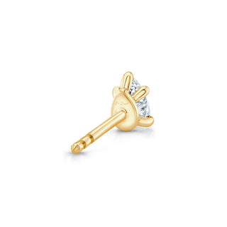 Pear F-VS1 Lab-Grown Diamond Solitaire Stud Earrings