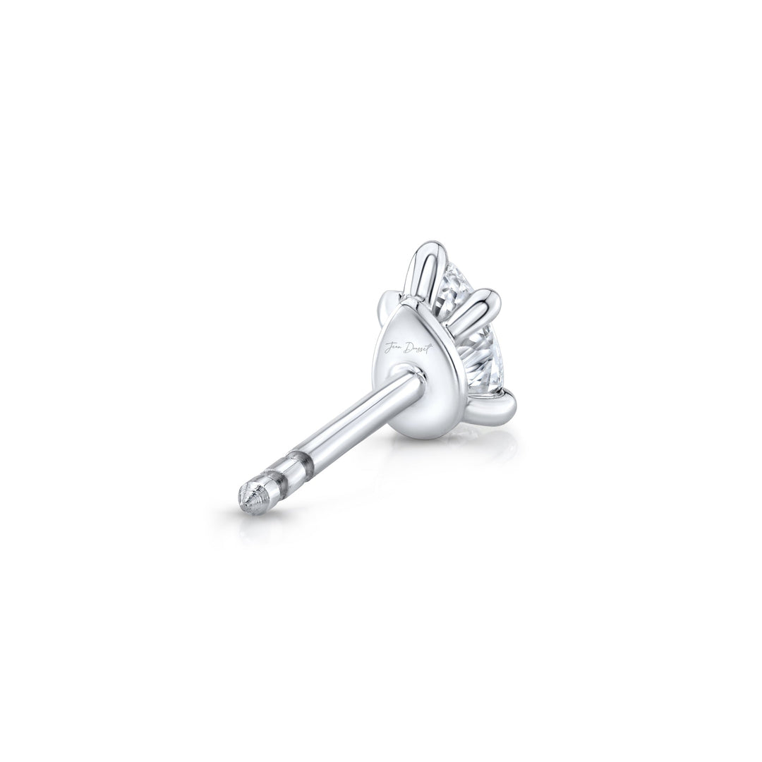 Pear F-VS1 Lab-Grown Diamond Hidden Halo Stud Earrings