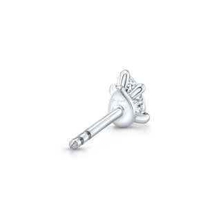 Pear F-VS1 Lab-Grown Diamond Solitaire Stud Earrings