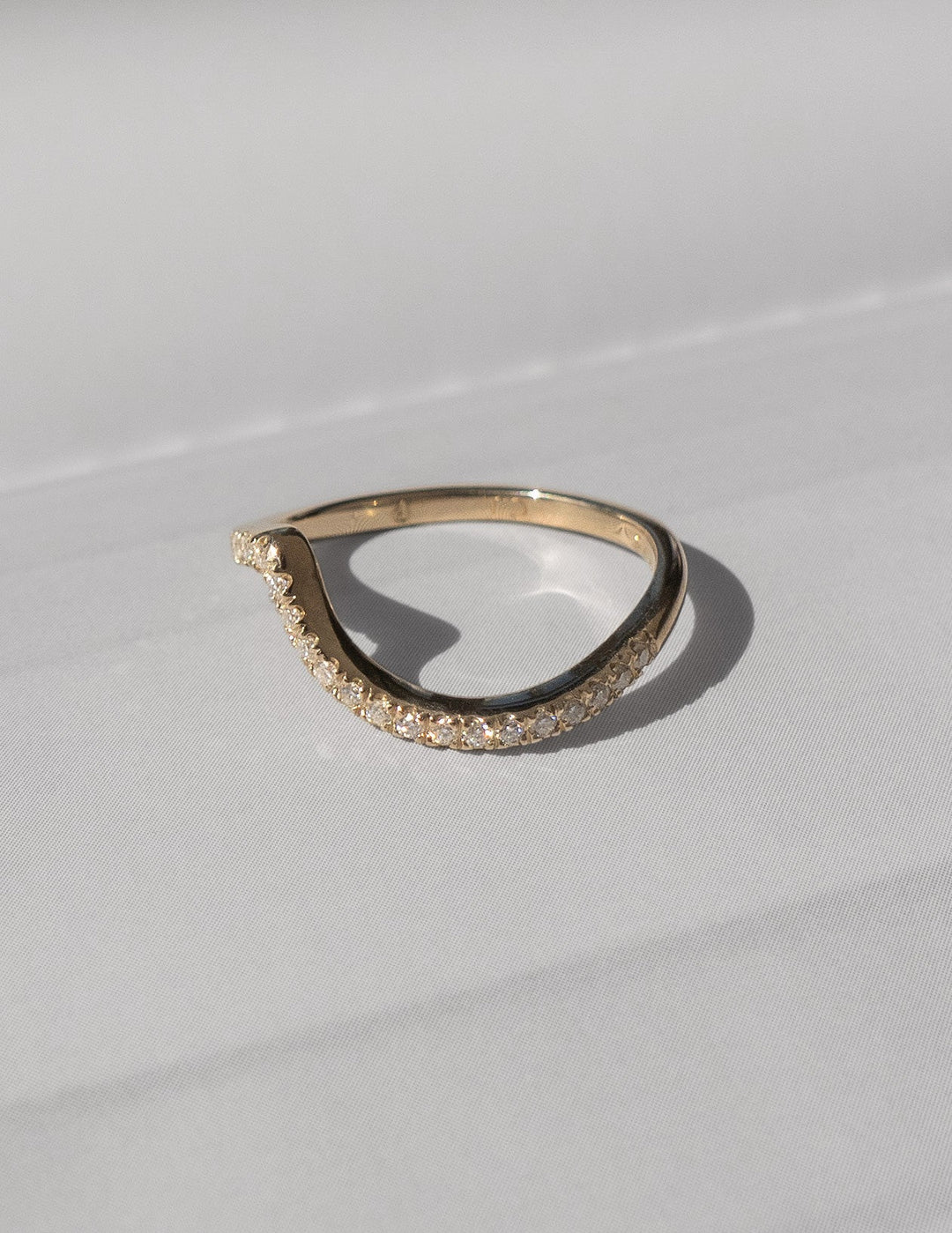 Round Diamond CVD EF/VVS Unique Wedding Band For Women