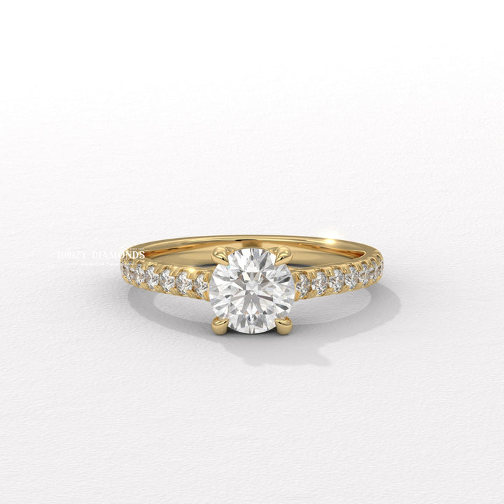 Round Lab Grown Diamond Ring Minimalist
Simple Lab Diamond Solitaire Ring
Minimalist Round Cut Engagement Ring