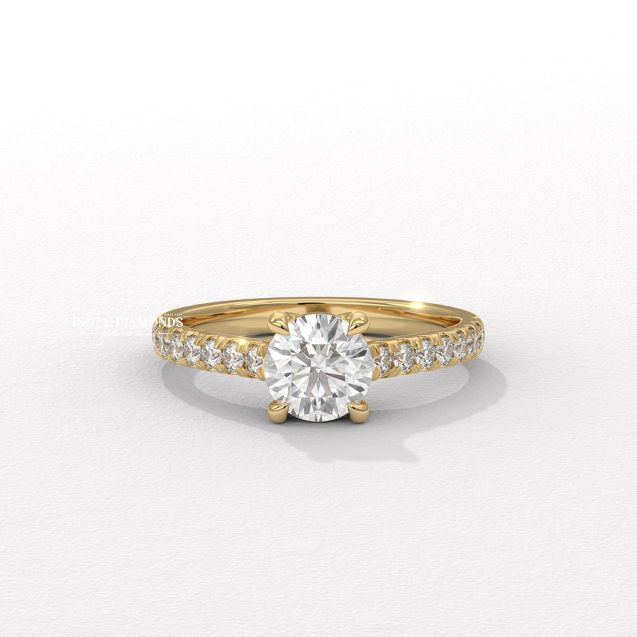 Round Lab Grown Diamond Ring Minimalist
Simple Lab Diamond Solitaire Ring
Minimalist Round Cut Engagement Ring
