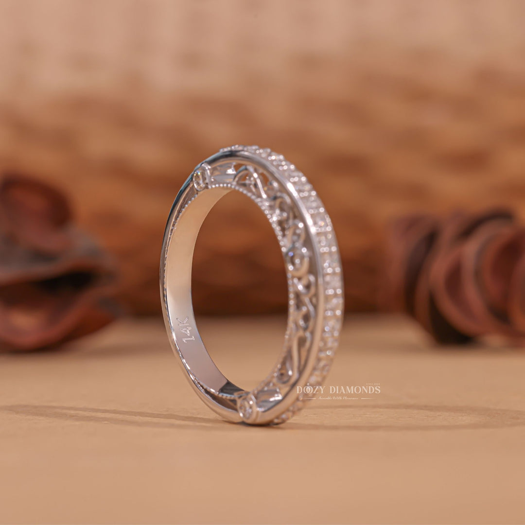 Modern diamond wedding band, Simple diamond wedding band, Diamond wedding band designs, Thin diamond wedding band, Thick diamond wedding band, Princess cut diamond wedding band
